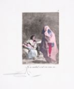 λ Salvador Dalí (1904-1989) No Es Verdad, A Mi Con Esas, Plate 78, From Les Caprices de Goya de …