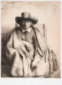 Rembrandt Harmensz. van Rijn (1606-1669), Clement de Jonghe, Printseller