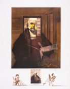 λ Salvador Dalí (1904-1989), Rembrandt 'Portrait du peintre par lui-même', from Changes in Great …