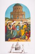 λ Salvador Dalí (1904-1989) Raphael ‘Le Mariage de la Vierge’, From Changes in Great Masterpieces …