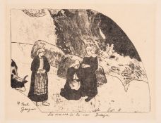 Paul Gauguin (1848-1903), Les drames de la mer Bretagne, from Suite Volpini (Guérin 7; Kornfeld 2B)