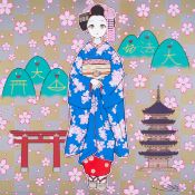Takashi Murakami (b.1962), Maiko in Springtime, Kyoto
