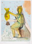 λ Salvador Dalí (1904-1989) Aquarius, From Signs of the Zodiac (Field 67-6K, M&L 1185)