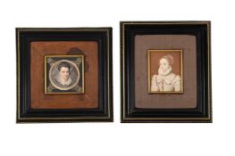 FRENCH SCHOOL (19TH CENTURY), MARY QUEEN OF SCOTS; JEANNE D'ALBRET (2)