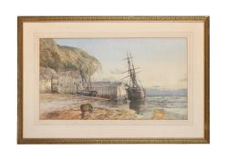 ATTRIBUTED TO JOHN SYER THE ELDER (BRITISH 1815-1885), VIEW OF A HARBOUR