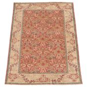 A HANDWOVEN SOUMAK CARPET