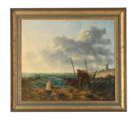 BRITISH SCHOOL (19TH CENTURY), LOOKING OUT TO SEA