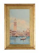 EUGENIO BONIVENTO (ITALIAN, 1880-1956), VIEW OF THE PIAZZETTA SAN MARCO