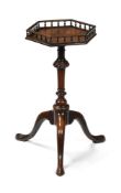 AN EARLY GEORGE III MAHOGANY CANDLESTAND OR TRIPOD TABLE, CIRCA 1760