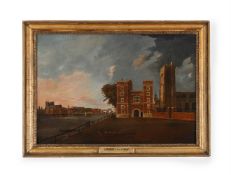 DANIEL TURNER (BRITISH ACTIVE CIRCA 1782-1801), VIEW OF LAMBETH PALACE, LONDON