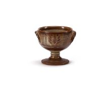 λ MICHAEL CARDEW (BRITISH, 1901-1983), TWIN-HANDLED PEDESTAL BOWL