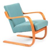 ALVAR AALTO (FINNISH, 1896-1976), CANTILEVER LOUNGE CHAIR, 'MODEL NO. 34'; LATE 1930s