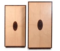 SILVERLINING (BRITISH, EST.1985), PAIR OF ART DECO STYLE CABINETS; 21ST CENTURY