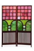 JOSEF URBAN (AUSTRIAN/AMERICAN 1872-1933), ATTRIBUTED; A SECESSIONIST SCREEN; EARLY 20TH CENTURY