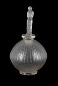RENÉ LALIQUE (FRENCH, 1860-1945), ‘ROSES’ PERFUME BOTTLE FOR D’ORSAY; DESIGNED 1919; PRE 1945