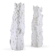 λ SIMON KIDD (IRISH), TWO CERAMICS; 2019