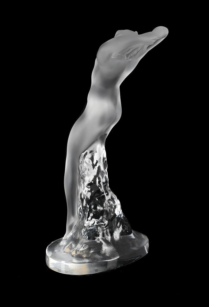 LALIQUE, 'DANSEUSE BRAS LEVES' SCULPTURE; LATE 20TH/EARLY 21ST CENTURY - Image 3 of 4