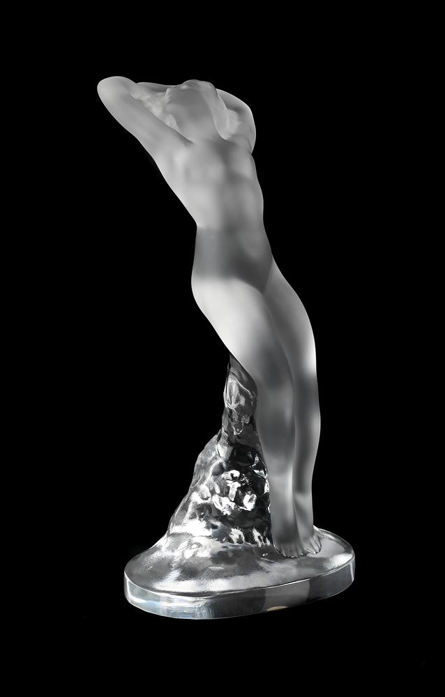 LALIQUE, 'DANSEUSE BRAS LEVES' SCULPTURE; LATE 20TH/EARLY 21ST CENTURY