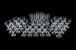 LALIQUE, 'RAMBOUILLET' STEMWARE; LATE 20TH/EARLY 21ST CENTURY