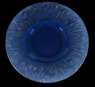 A LALIQUE, 'ROYAL WATER LILY' CHARGER; DESIGNED 1993