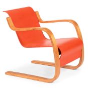 ALVAR AALTO (FINNISH, 1896-1976), CANTILEVER LOUNGE CHAIR, 'MODEL NO. 31', LATE 1930s