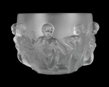 LALIQUE, 'LUXEMBOURG' BOWL; LATE 20TH CENTURY