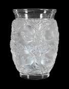 RENÉ LALIQUE (FRENCH, 1860-1945), ‘BAGATELLE’ VASE; DESIGNED 1939; POST 1945