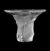 LALIQUE, 'SERTELLA' VASE; LATE 20TH/EARLY 21ST CENTURY