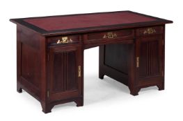 JOSEF MARIA OLBRICH (1867-1908), ATTRIBUTED; A DARMSTADT DESK; CIRCA 1900