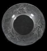 RENÉ LALIQUE (FRENCH, 1860-1945), ‘GAZELLES’ PLATE; DESIGNED 1925; PRE 1945