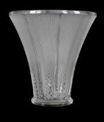 RENÉ LALIQUE (FRENCH, 1860-1945), ‘ÉPIS’ VASE; DESIGNED 1931; PRE 1945