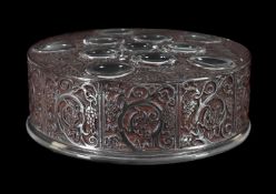 RENÉ LALIQUE (FRENCH, 1860-1945), 'ROGER' DRESSER BOX; DESIGNED 1926; POST 1945