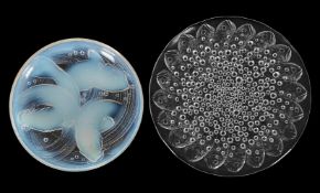 RENÉ LALIQUE (FRENCH, 1860-1945), LARGE ‘ROSCOFF’ DISH; DESIGNED IN 1932; LATE 20TH CENTURY