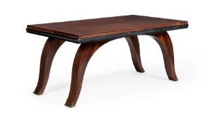 Y AN ART DECO DINING TABLE; CIRCA 1935