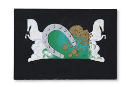 λ ERTÉ (FRENCH, 1892-1990),‘LES COURSES’ DRAWING; CIRCA 1920