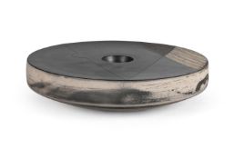 λ TJOK DESSAUVAGE (BELIGAN, B.1946), 'FLATTENED FORM' VESSEL; 2001