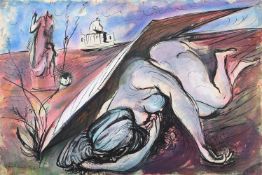 λ CERI RICHARDS (BRITISH 1903-1971), DEVASTATED LANDSCAPE