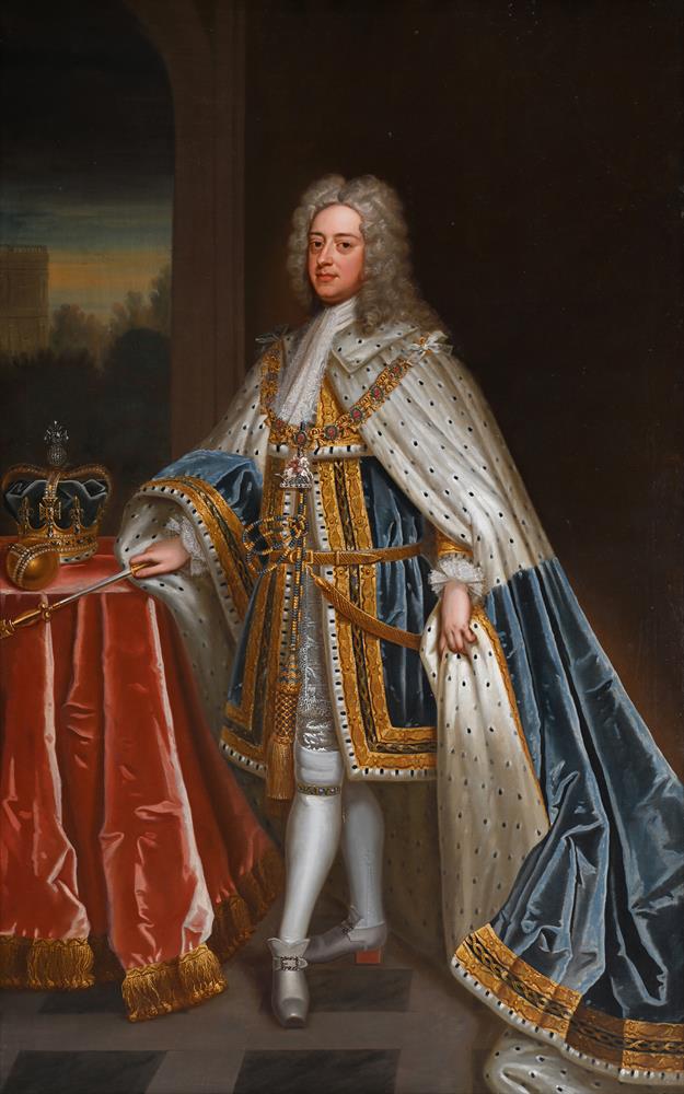 ENGLISH SCHOOL, AFTER SIR GODFREY KNELLER, KING GEORGE II (1683 - 1760) - Image 2 of 6