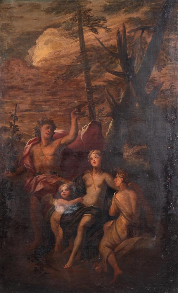 VENETIAN SCHOOL (LATE 17TH CENTURY), BACCHUS, VENUS, AND CUPID