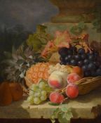 ELOISE HARRIET STANNARD (BRITISH BORN CIRCA 1829-1915), STILL LIFE OF PINEAPPLE