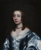CIRCLE OF SIR PETER LELY (BRITISH 1618-1680), PORTRAIT OF A LADY WEARING A BLUE DRESS