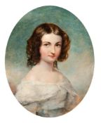 CIRCLE OF MARGARET SARAH CARPENTER (BRITISH 1793 - 1872), PORTRAIT OF A GIRL