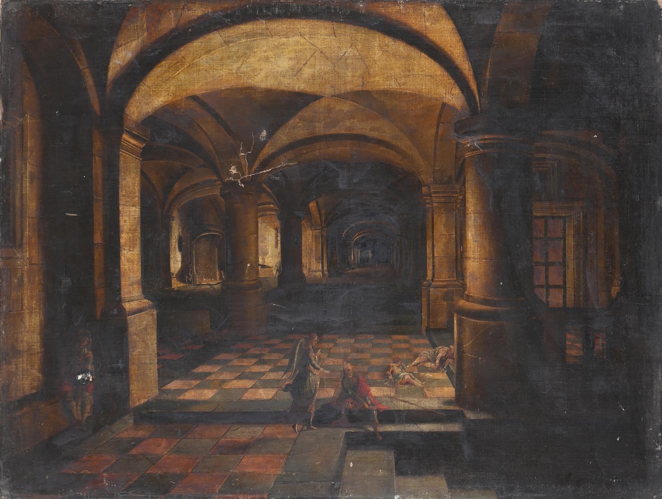 FOLLOWER HENDRICK VAN STEENWIJCK THE ELDER, THE LIBERATION OF SAINT PETER