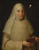 AFTER SOFONOSIBA ANGUISSOLA, PORTRAIT OF THE ARTIST'S SISTER IN THE GARB OF A NUN