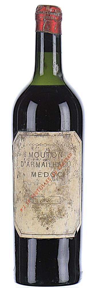 ß 1916 Chateau d'Armailhac 5eme Cru Classe, Pauillac - In Bond