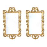 ‡ A PAIR OF GEORGE II GILTWOOD MIRRORS, CIRCA 1755