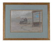 CHARLES EDWARD CONDER (BRITISH 1868-1909), SEA FRONT AT BRIGHTON