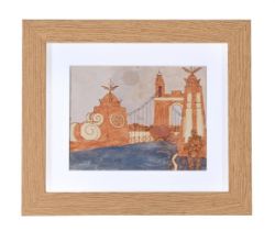 λ JULIAN TREVELYAN (BRITISH 1910-1988), HAMMERSMITH BRIDGE