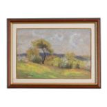 PIERRE PRINS (FRENCH 1838-1913), ARBRES EN FLEUR DANS UNE PRAIRIE