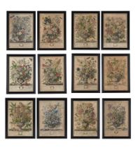 JOHN BOWLES AFTER PIETER CASTEELS, TWELVE MONTHS OF FLOWERS